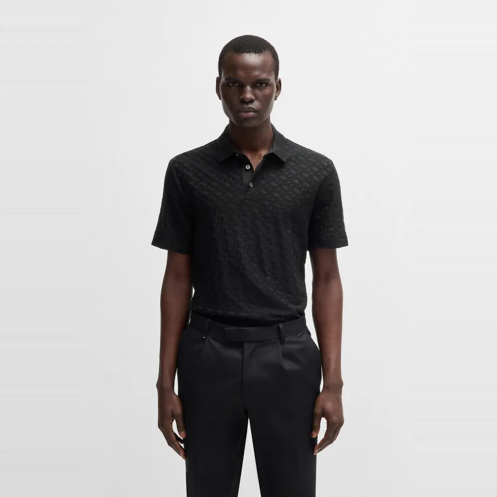 Boss Men's H-Pack 80 Cotton Short Sleeve Polo Shirt detail 2