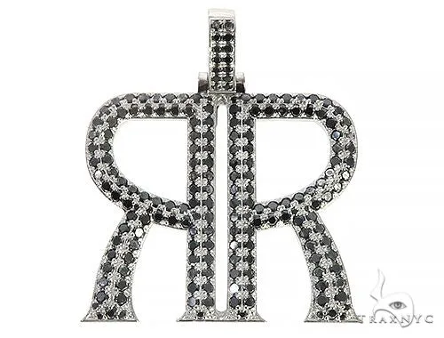 RINA - For Him CUSTOM Custom Made Back to Back Mirror 'R' Pendant 65529 in Rose Gold – Pendant