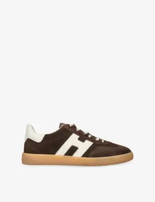 HOGAN Cool Suede Trainers - EUR 45 / 11 UK MEN in Dark Brown – Mens | Trainers | Lace up trainers