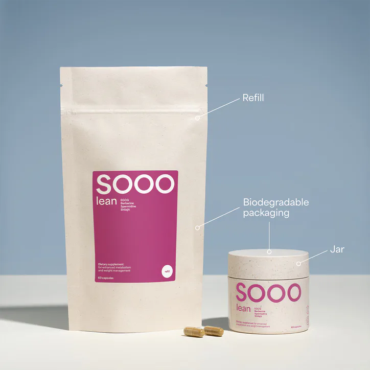 Sooo.me SOOO lean: Berberine, Spermidine, Shilajit, EGCG 60 Capsules, additional product view 2
