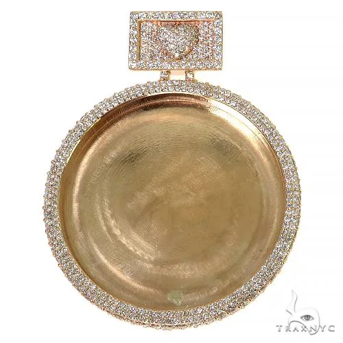 RINA - For Him CUSTOM Custom Made Diamond Photo Pendant 68491 in Rose Gold – Pendant