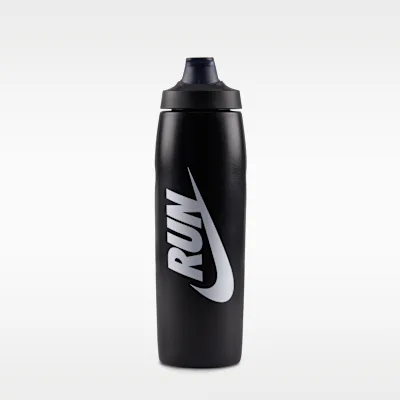 Nike Refuel Locking-Lid Bottle (946ml approx.) - Black/Black/Black/White