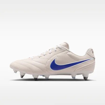 Nike Tiempo Ligera Pro Soft-Ground Low-Top Football Boots - Chalk/White/Racer Blue in Chalk/White/Racer Blue – Nike men's and unisex