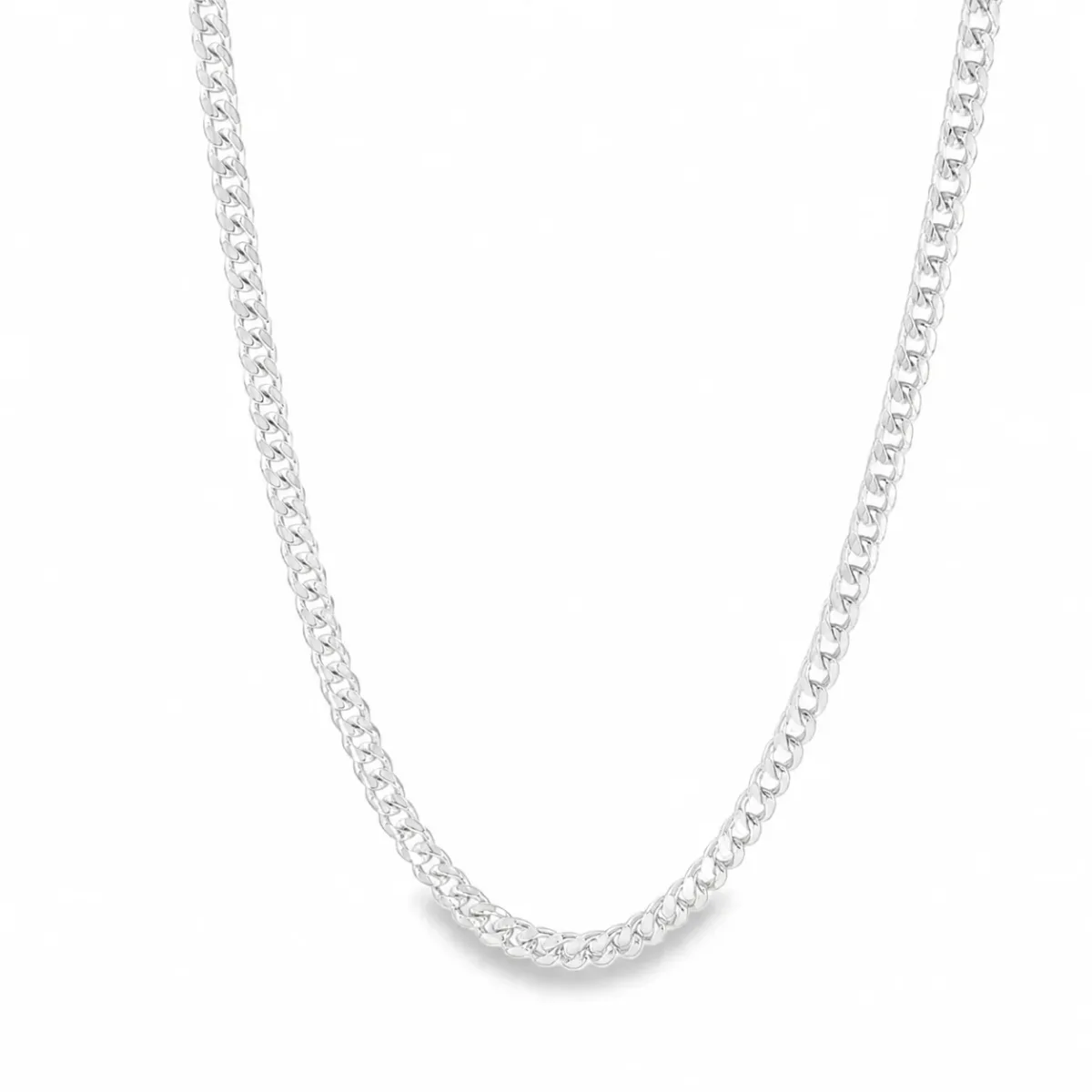 JALGAS - ALESSI DOMENICO Palladium Silver Miami Cuban Chain 3.2mm 71449 – Chain