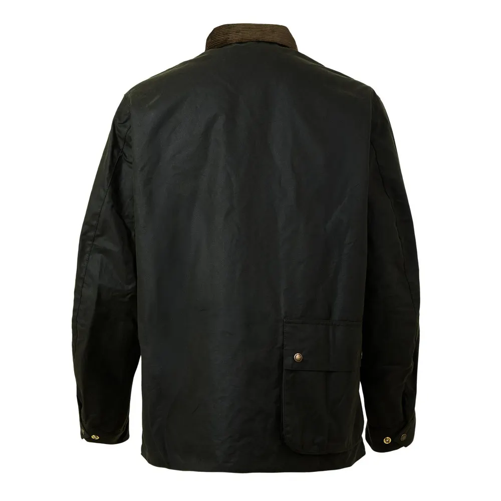Barbour International Men's Brake Line Wax Jacket detail 2