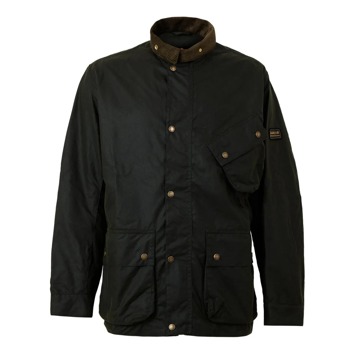 Barbour International Men's Brake Line Wax Jacket