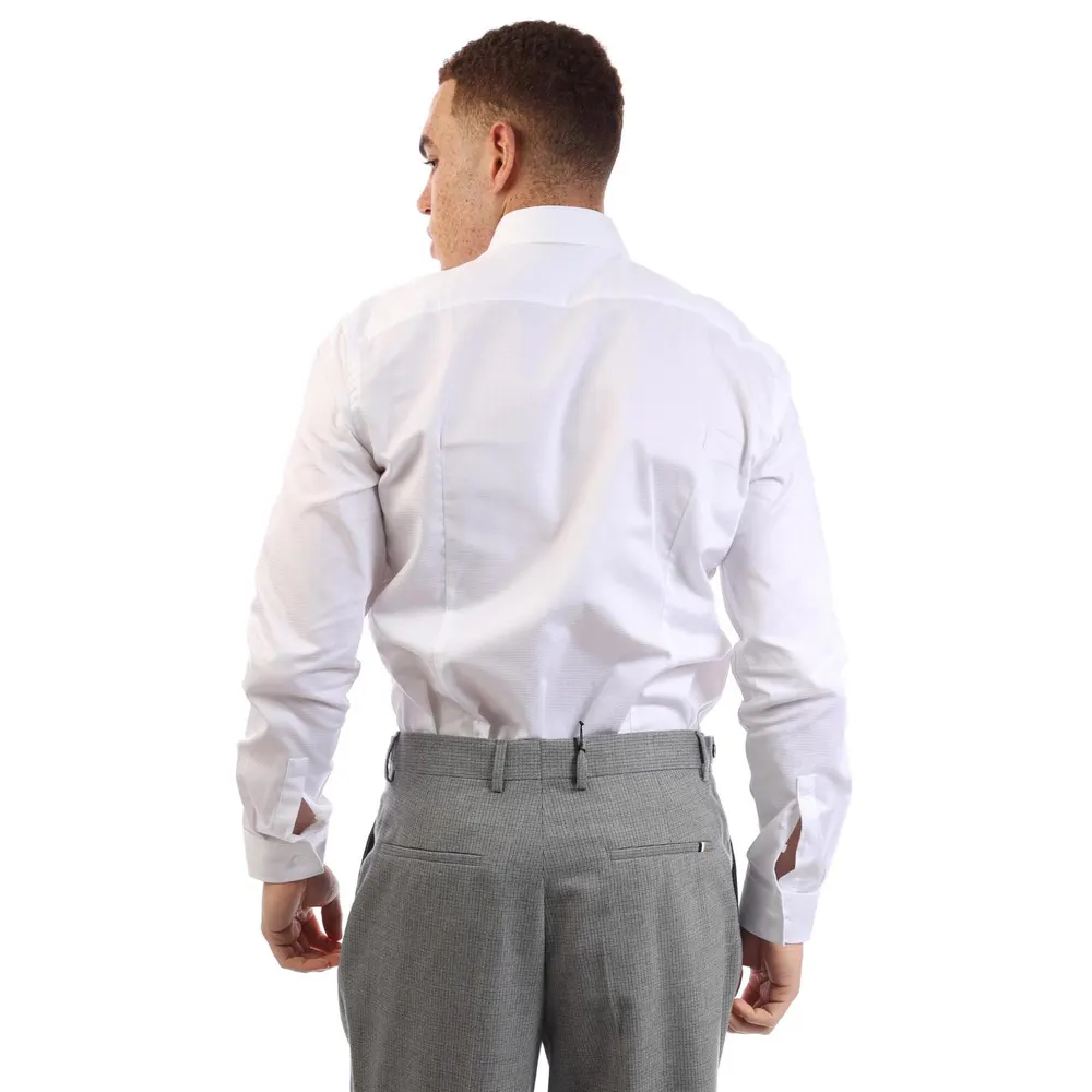 Boss Men's Long Sleeve Oxford Shirt detail 3