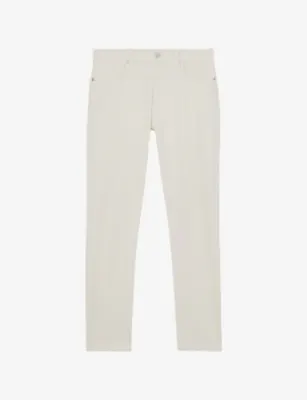 REISS Picton slim-fit tapered-leg stretch-denim jeans - LIGHT BLUE WASH - 32L in WHITE – Mens | Jeans | Slim