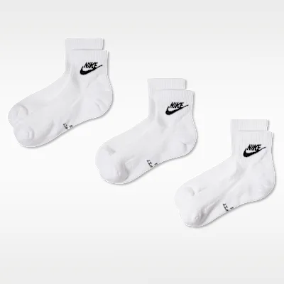 Nike Everyday Elevated Ankle Socks (3 Pairs) - Multi-Colour in Multi-Colour – Nike men's and unisex