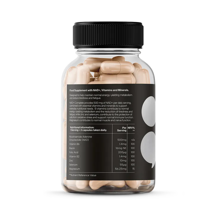 Paused NAD+ Complete 500 mg 60 Capsules detail 2