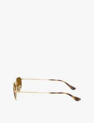 RAY-BAN RB3947 Irregular Metal Sunglasses detail 2