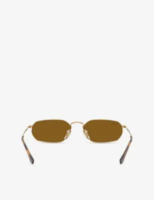 RAY-BAN RB3947 Irregular Metal Sunglasses detail 3