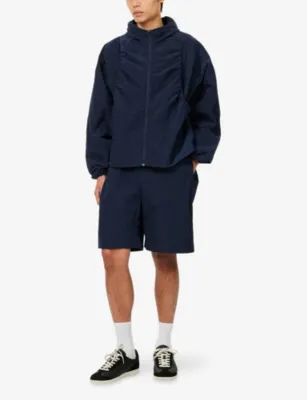 SEVENTH Ofunato Hooded Shell Jacket in DARK NAVY, additional product view 2