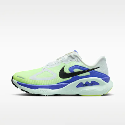 Nike Structure Plus Men's Road Running Shoes - White/Volt Ice/Barely Green/Black Spruce