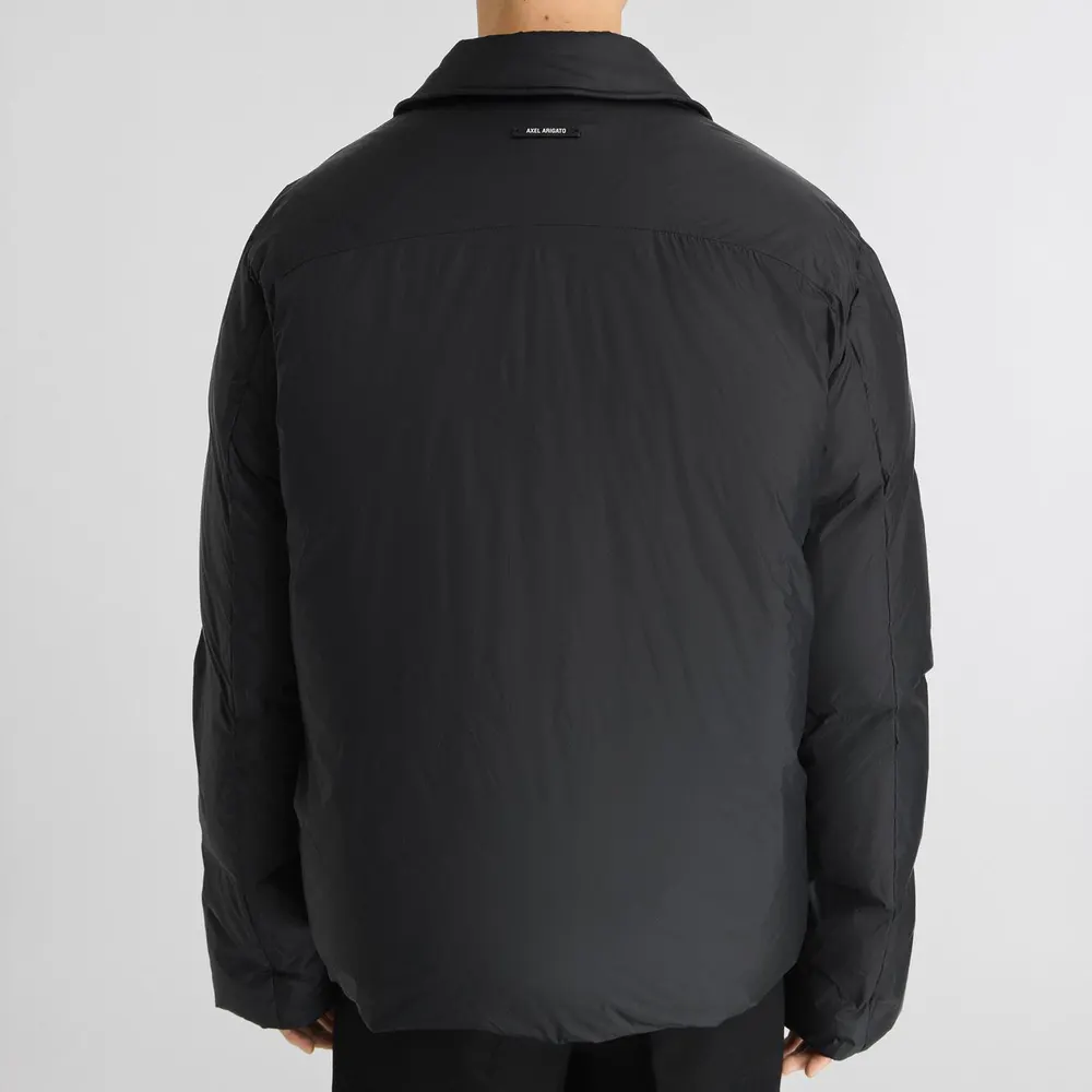 Axel Arigato Men's Medium Puffer Jacket in Black, additional product view 2