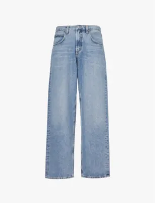 AGOLDE Fusion faded-wash tapered-leg denim jeans