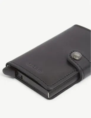 SECRID Vintage branded leather wallet detail 2