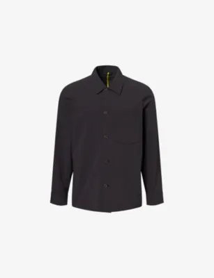 PAUL SMITH Travel Patch-Pocket Stretch-Woven Overshirt