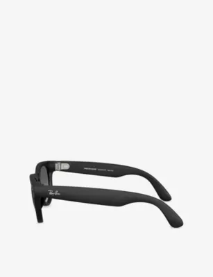 RAY-BAN META RW4013 Headliner Phantos-Frame Injected Meta AI Glasses in BLACK, additional product view 3
