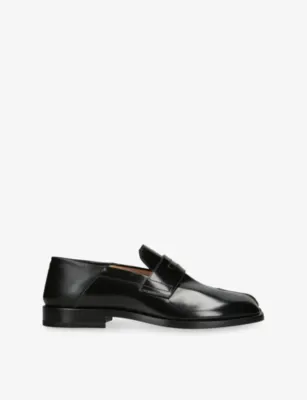 MAISON MARGIELA Tabi City Babouche Leather Loafers - EUR 40 / 6 UK MEN in BLACK – Mens | Loafers