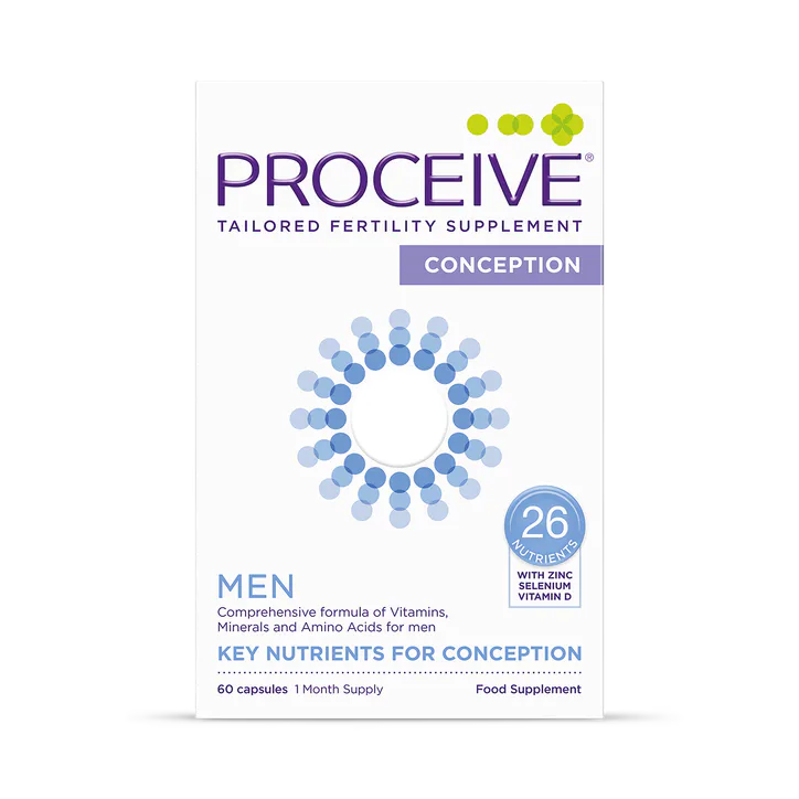 Proceive PROCEIVE® Men Advanced Fertility Supplement 60 Capsules – Vitamins & Supplements > Condition > Women's Health > Pregnancy & Conception