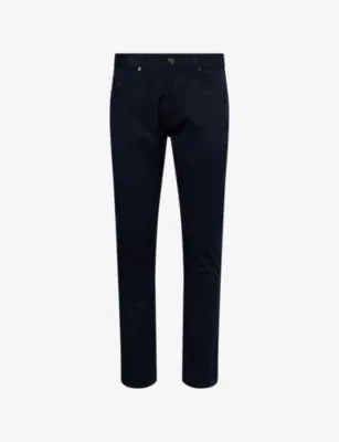 EMPORIO ARMANI J05 Regular-Fit Stretch-Denim Jeans - 33/32 in Iconico 0920 Blu Navy Ea – Mens | Jeans | Straight Leg