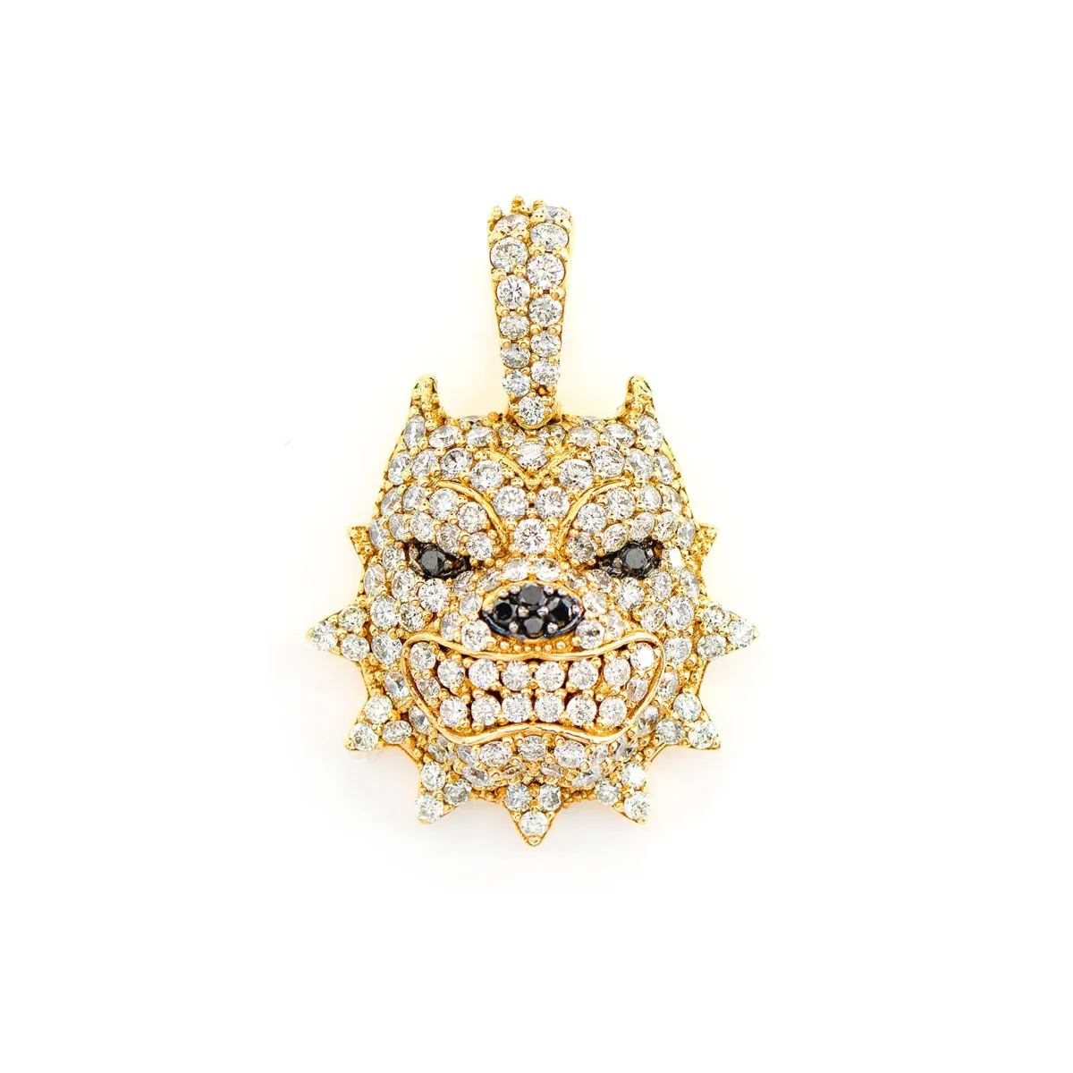 For Him Pitbull Diamond Pendant in 1.25ctw / Rose Gold / Natural Diamond – Pendant