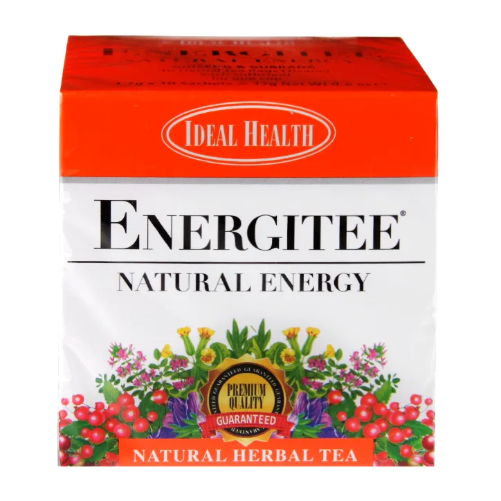 Ideal Health Energitee 10 Tea Bags – Food & Drink > Teas, Coffee & Hot Beverages > Teas > Gut & Digestive Support Tea
