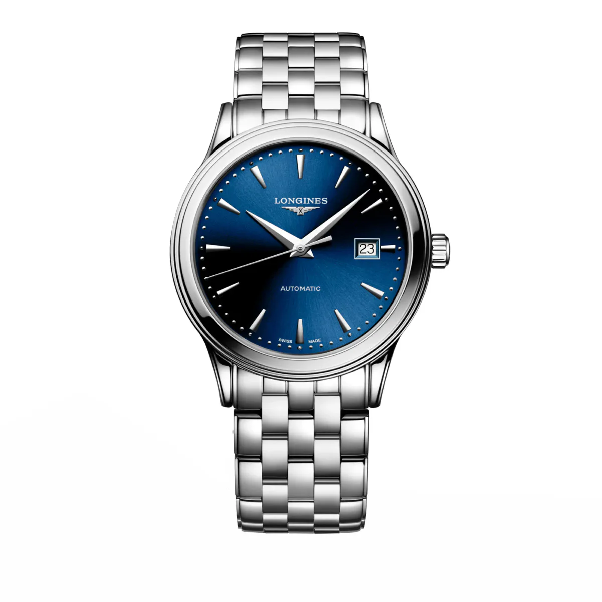 Longines Flagship Classic 40mm Mens Watch Blue