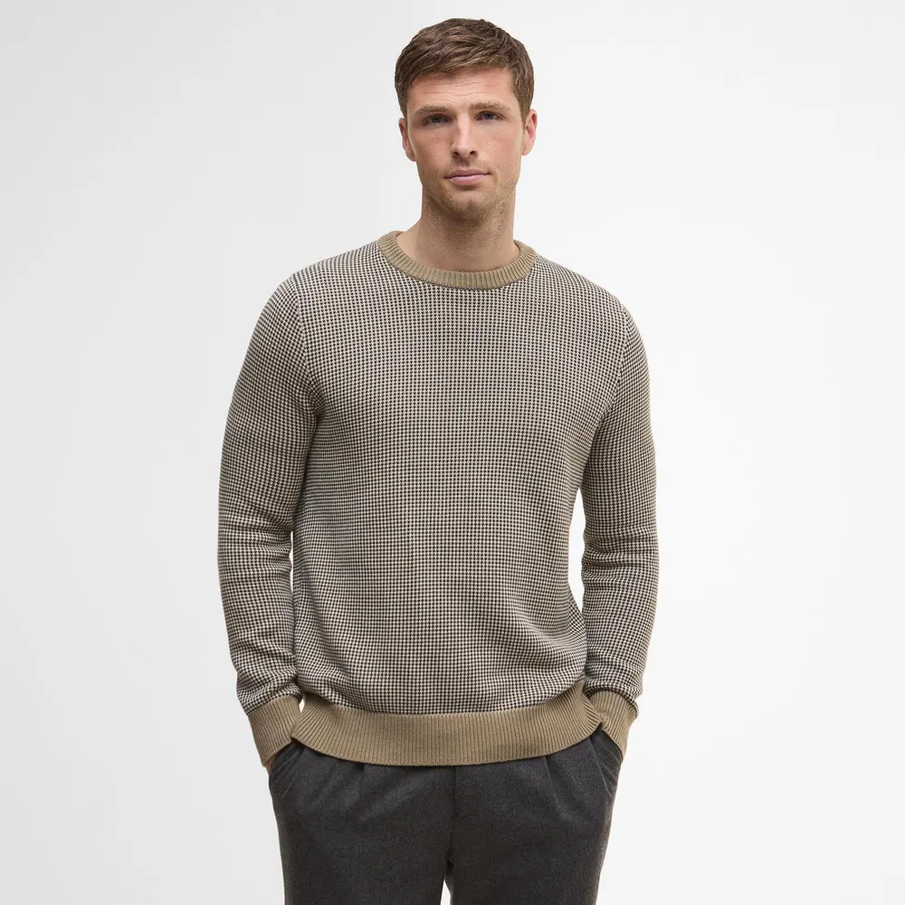 Barbour Wells Crew Neck Jumper detail 2