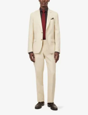 PAUL SMITH Single-Breasted Linen Suit detail 2