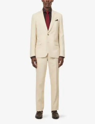PAUL SMITH Single-Breasted Linen Suit detail 3