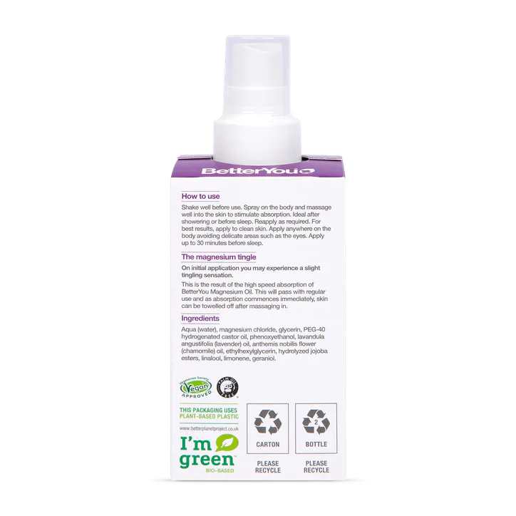 BetterYou Magnesium Sleep Spray 100ml detail 2