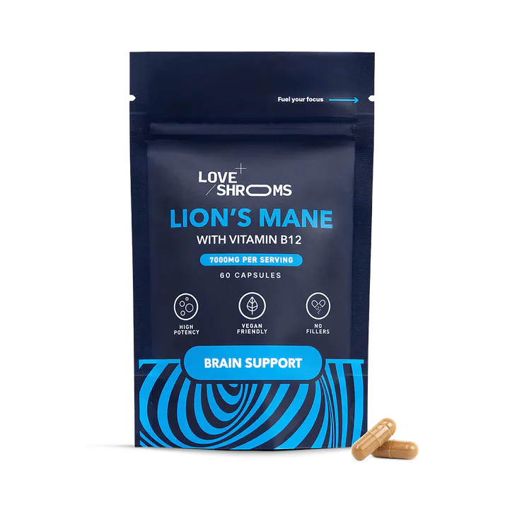 Love Health Lion's Mane Mushroom Capsules 60Capsules