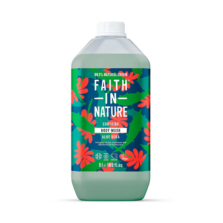 Faith in Nature Body Wash Aloe Vera 5L