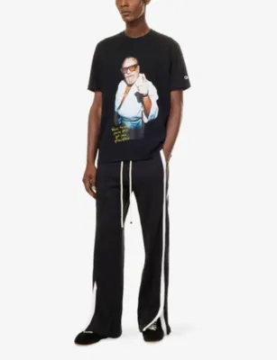 CHAMPION X THE GENTLEMAN Champion x The Gentlemen Walks Away Graphic Cotton-Jersey T-Shirt detail 2