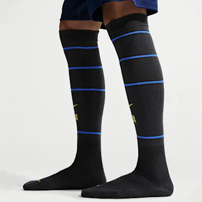 Nike Inter Milan VaporFast Third Nike Dri-FIT ADV Football Knee-High Socks - Black/Tour Yellow
