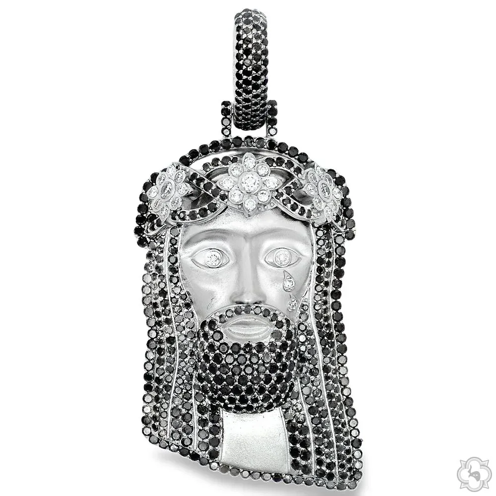 RINA - For Him FACTORY For Him Crowned Jesus Pendant -Medium 70172 in Rose Gold – Pendant