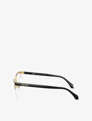 VERSACE VE1304 Square-Frame Acetate Optical Glasses in GOLD, additional product view 2