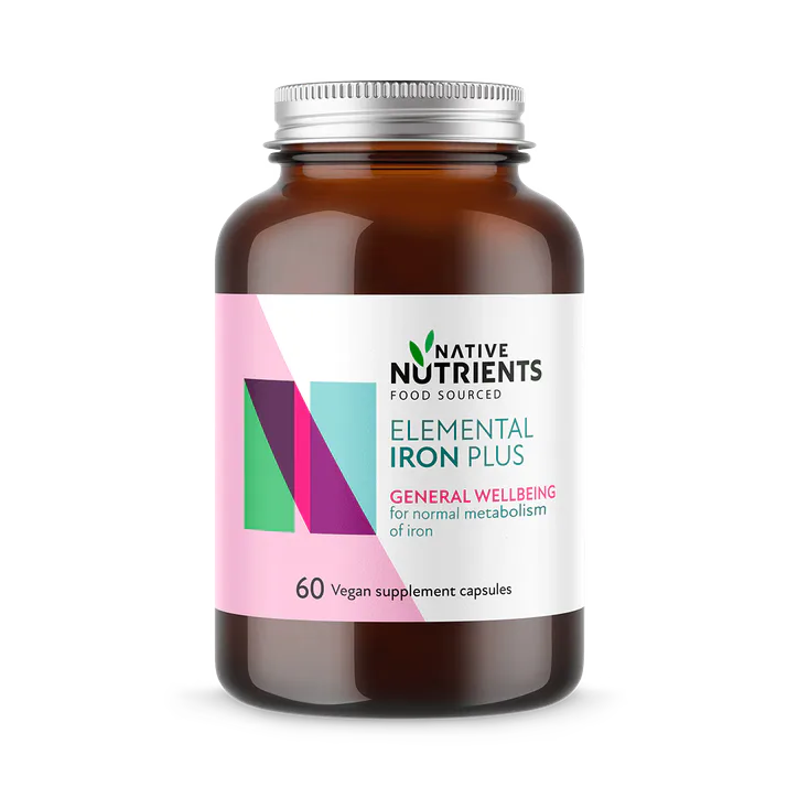 Native Nutrients Elemental Iron 60 caps – Vitamins & Supplements > Minerals > Iron