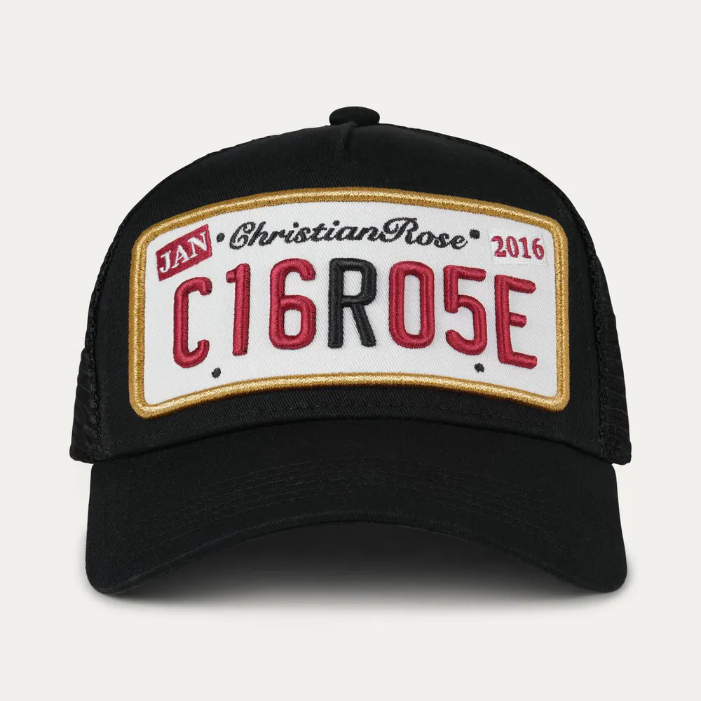 Christian Rose Private Plate Trucker Cap detail 2