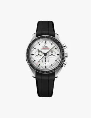 OMEGA 310.32.42.50.04.001 Speedmaster Moonwatch Professional steel and rubber manual chronograph watch