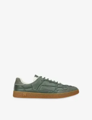 AMIRI Pacific Leather Trainers - EUR 40 / 6 UK MEN in MID GREEN – Mens | Trainers | Lace up trainers