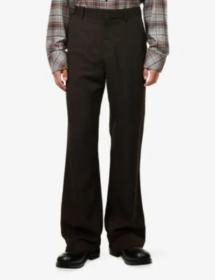 ACNE STUDIOS Palvin Wide-Leg Woven Trousers detail 3