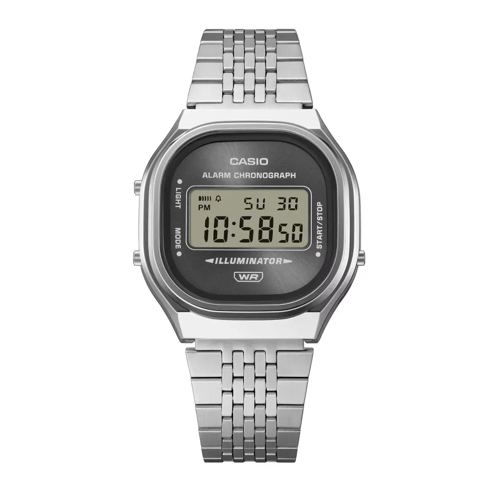 Casio Vintage 39mm Unisex Watch Grey in Grey, additional product view 2