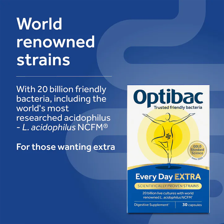 Optibac Every Day Extra 30 Capsules, additional product view 3