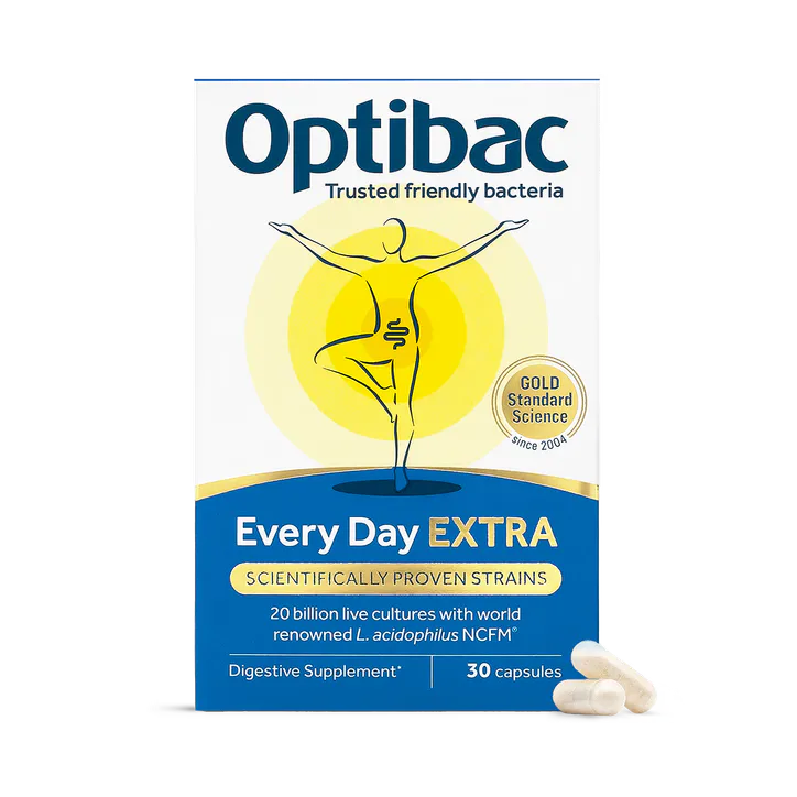 Optibac Every Day Extra 30 Capsules – Vitamins & Supplements > Supplements > Acidophilus & Friendly Bacteria