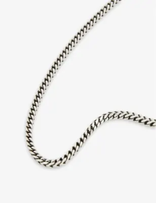 EMANUELE BICOCCHI Square fargo-chain sterling-silver necklace detail 2