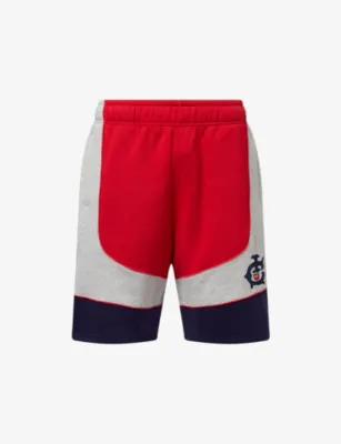 ICECREAM Panelled Warm-Up Cotton-Jersey Shorts