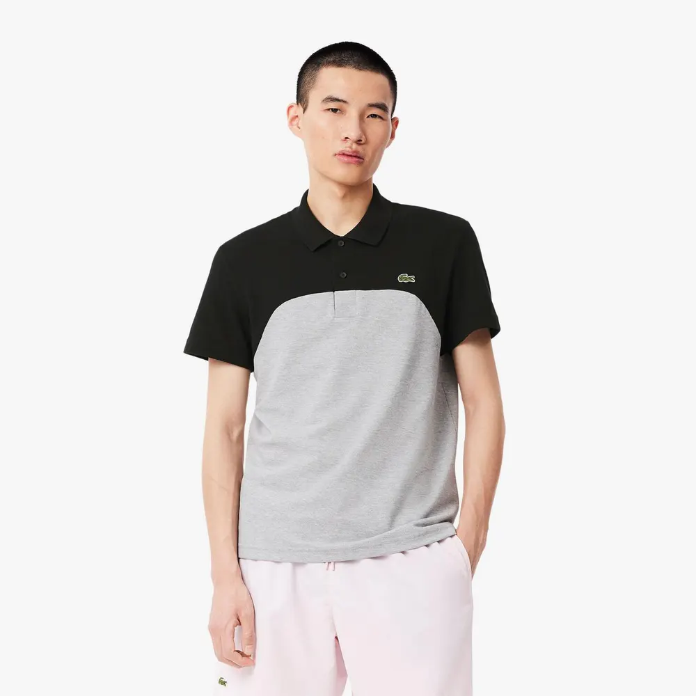 Lacoste Regular Fit L.12.12 Colour Block Polo Shirt detail 2